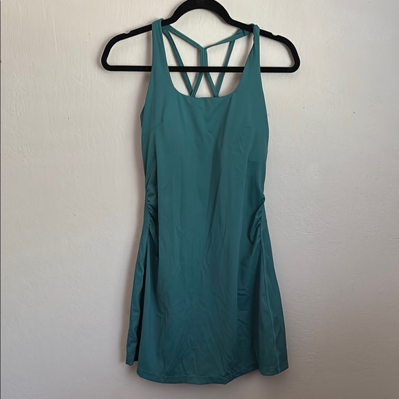 Maacie: For Moms To Be-Teal Strappy Dress size small - Picture 1 of 7